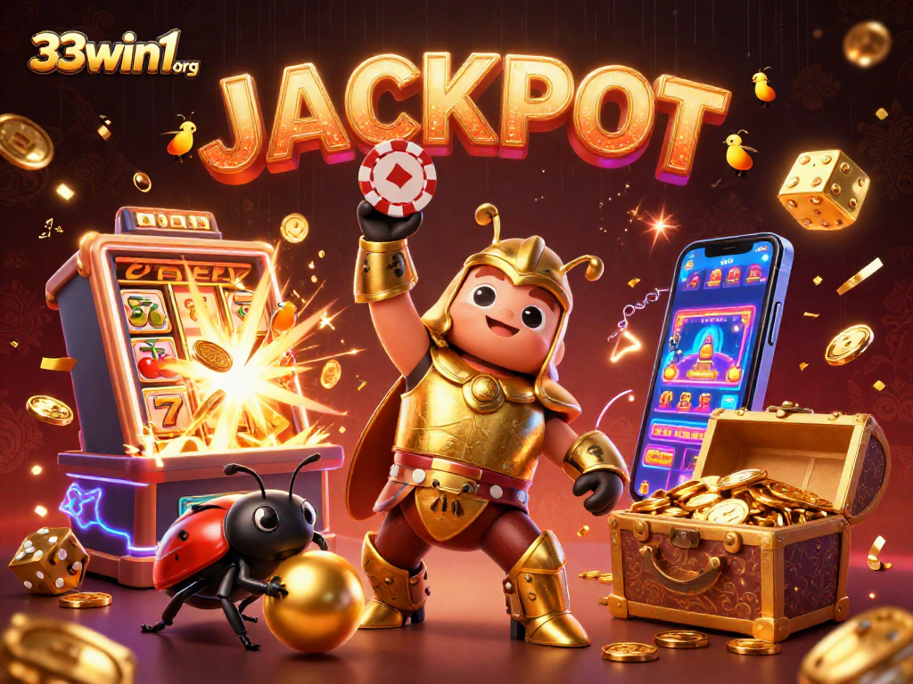 Experience thrilling jackpots with 33win1 org in this vibrant casino scene full of excitement.